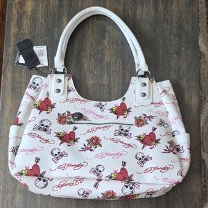 Ed Hardy Skull and Heart Shoulder Bag - New With tags